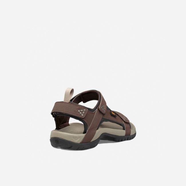 Chocolate Brown Teva Meacham Men's Sandals | Y5IKUHU