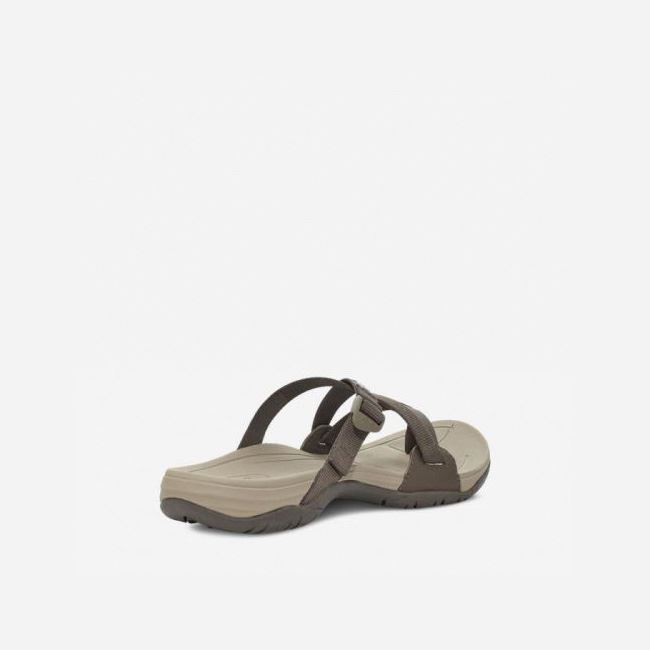 Chocolate Teva Ascona Flip Women's Sandals | SD36NO2