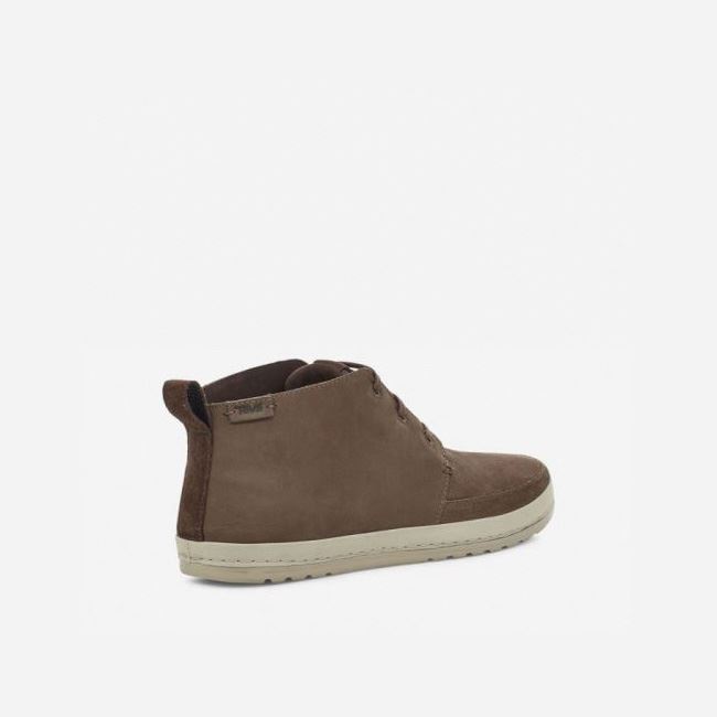 Chocolate Teva Canyon Life Chukka Men's Shoes | IWKDISX