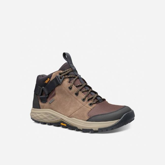 Chocolate Teva Grandview GTX Men's Boots | TXJJLES