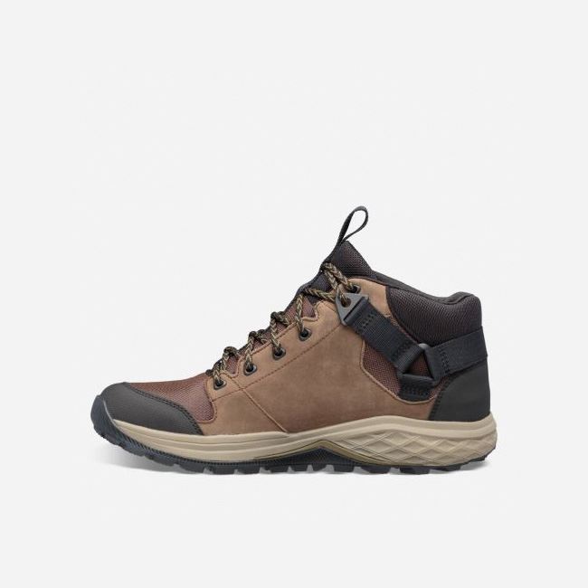 Chocolate Teva Grandview GTX Men's Boots | TXJJLES