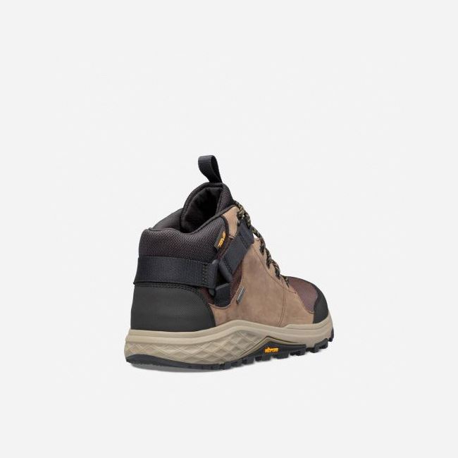 Chocolate Teva Grandview GTX Men's Boots | TXJJLES