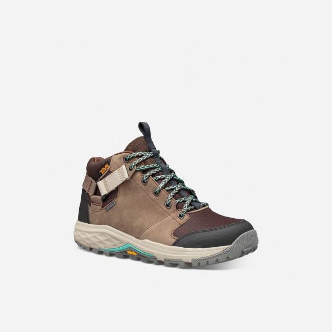 Chocolate Teva Grandview GTX Women's Boots | QNJF4R5