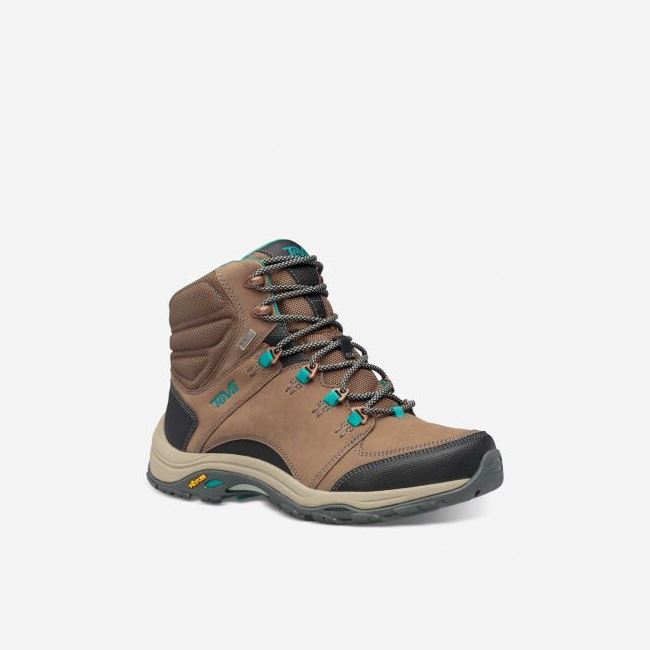 Chocolate Teva Montara Mid eVent Women's Hiking Boots | QPSE6HF