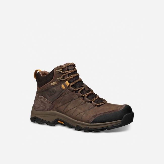 Coffee Teva Arrowood Riva Mid WP Men's Boots | HYQJ0B3