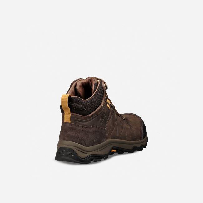 Coffee Teva Arrowood Riva Mid WP Men's Boots | HYQJ0B3