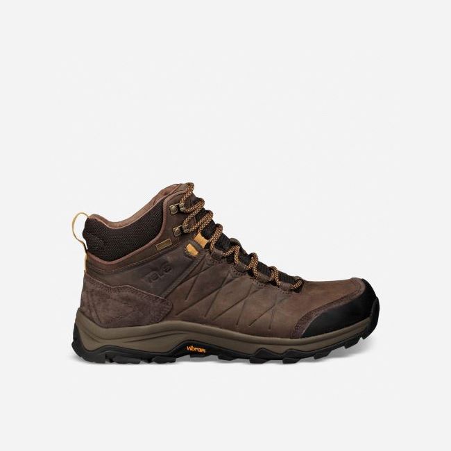 Coffee Teva Arrowood Riva Mid WP Men\'s Hiking Boots | RM7GF1O