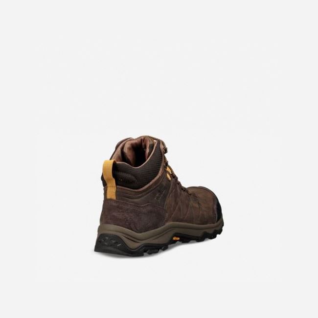 Coffee Teva Arrowood Riva Mid Waterproof Men's Shoes | 46TZ966