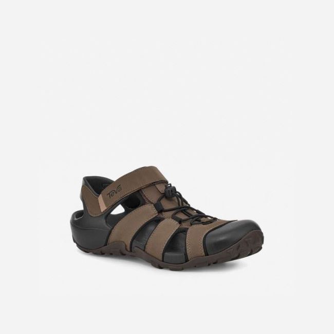 Coffee Teva Flintwood Men's Sandals | 6DVTHV6