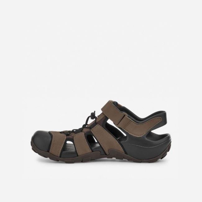 Coffee Teva Flintwood Men's Sandals | 6DVTHV6