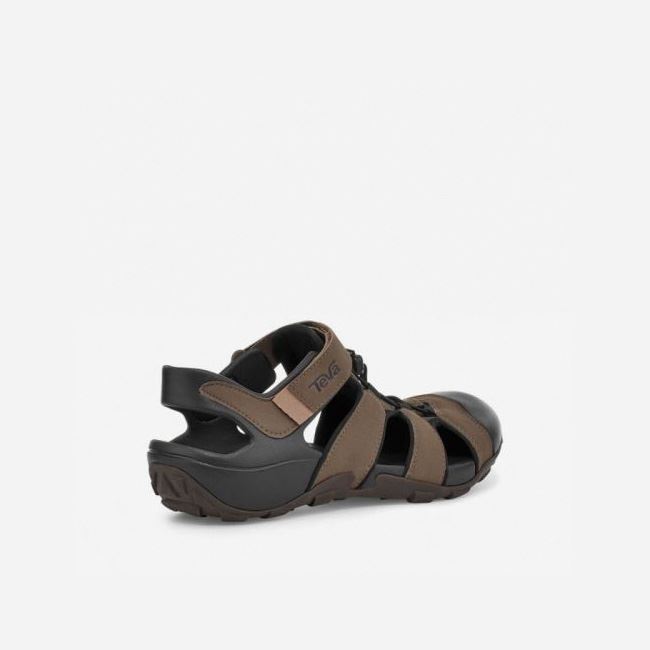 Coffee Teva Flintwood Men's Shoes | 35D9S54