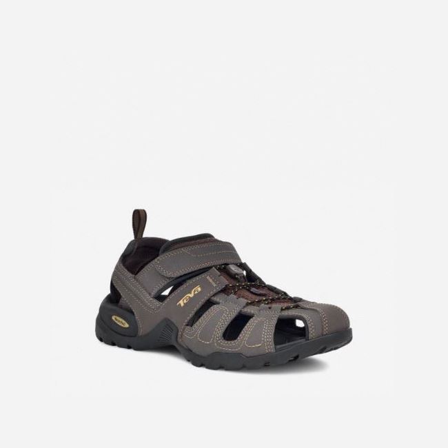 Coffee Teva Forebay Men's Shoes | SNDJBNH