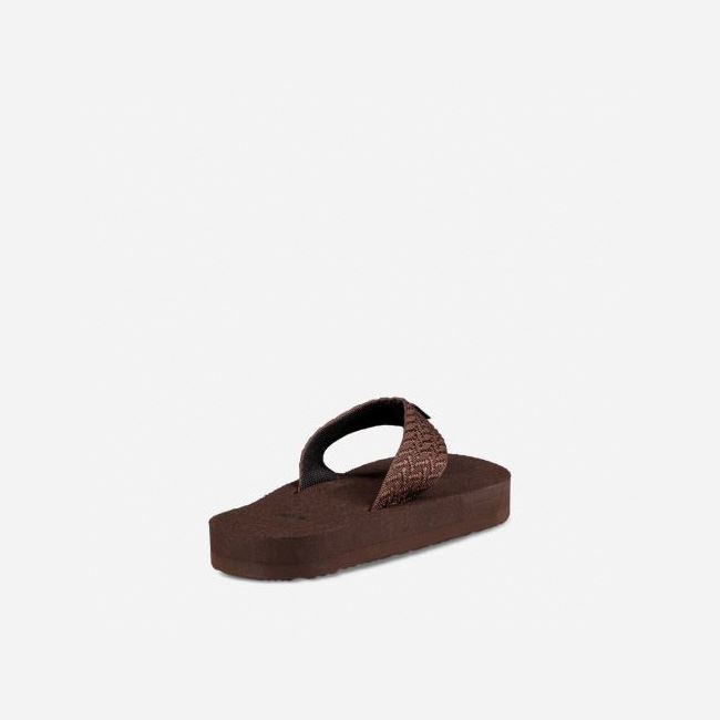 Coffee Teva Original Mush Women's Flip Flops | WMZC0TC