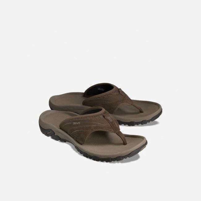 Coffee Teva Pajaro Men's Sandals | M0OJDR0