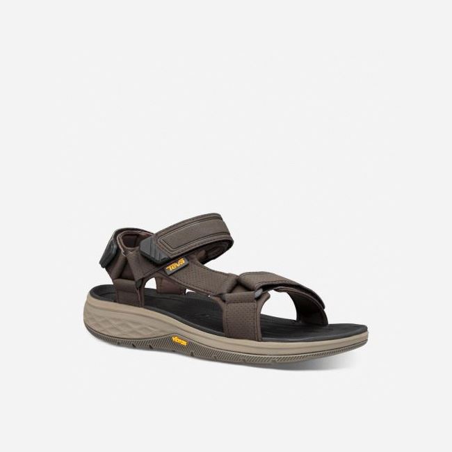 Coffee Teva Strata Universal Men's Sandals | YXV683Q