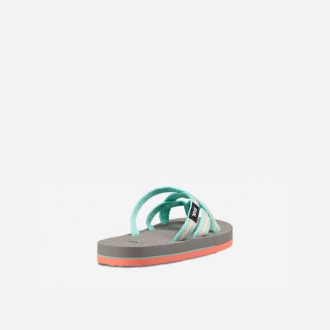 Coral Teva Olowahu Kids' Sandals | D7744XJ