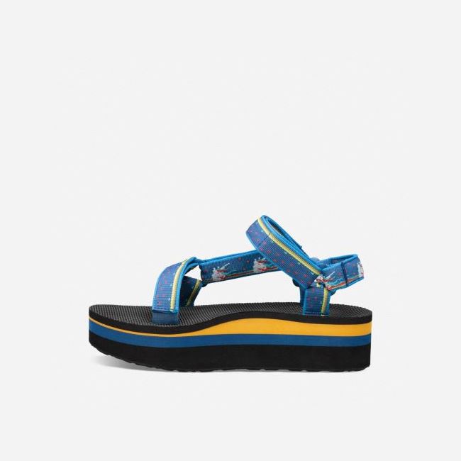 Dark Blue Teva Flatform Universal Women's Flatforms | 19KVKTG