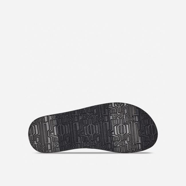 Dark Blue Teva Original Mush Men's Flip Flops | 4YH8NFE