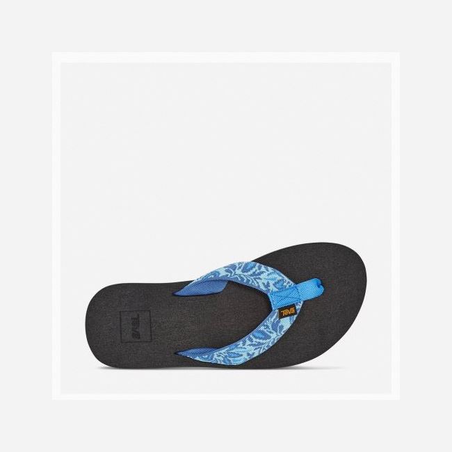 Dark Blue Teva Original Mush Women's Flip Flops | 2BZCPB7