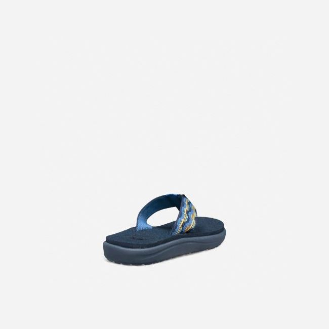 Dark Blue Teva Voya Kids' Flip Flops | KOFSE6G