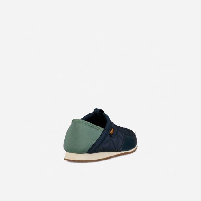 Dark Denim Teva Ember Moc Kids' Slippers | E6D8F3M