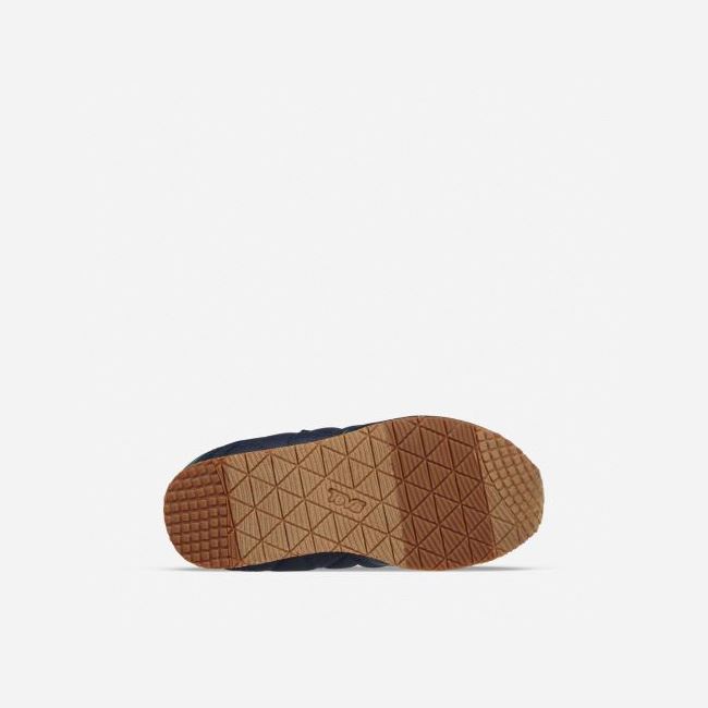 Dark Denim Teva Ember Moc Kids' Slippers | E6D8F3M