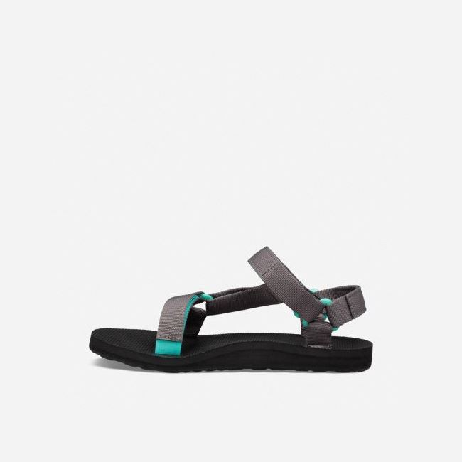 Dark Grey / Light Green Teva Original Universal Women's Sandals | LVQ21CU