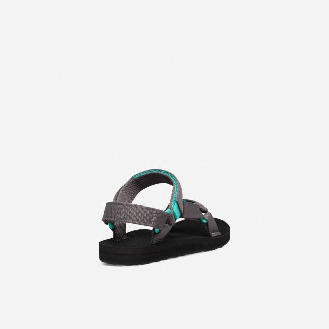 Dark Grey / Light Green Teva Original Universal Women's Sandals | LVQ21CU