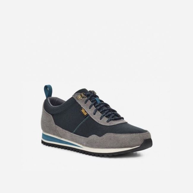 Dark Grey / Navy Teva Highside Men's Shoes | RSZBYHF