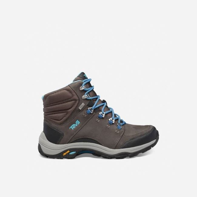 Dark Grey Teva Montara Mid eVent Women\'s Boots | DQC43HO