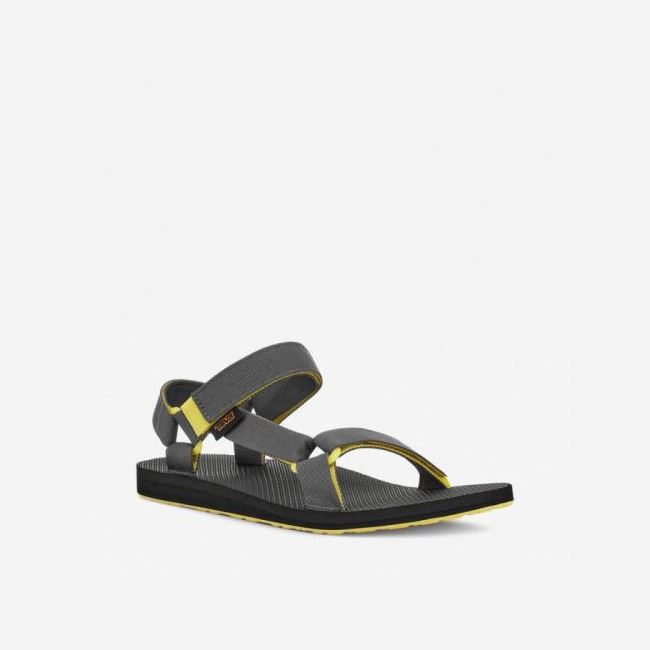 Dark Grey Teva Original Universal Men's Sandals | C414E84