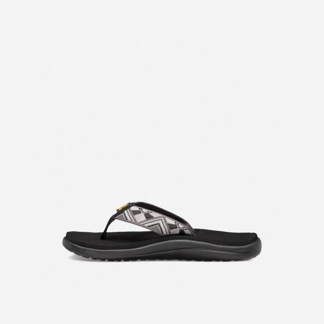 Dark Grey Teva Voya Women's Flip Flops | WDCDJRE