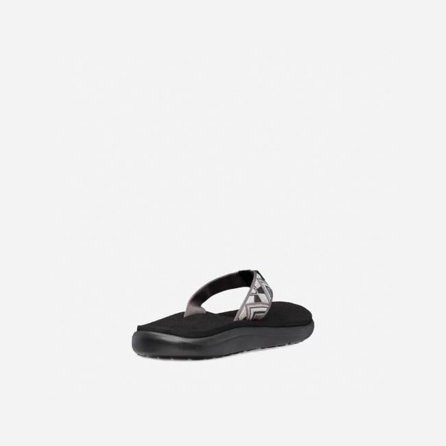 Dark Grey Teva Voya Women's Flip Flops | WDCDJRE