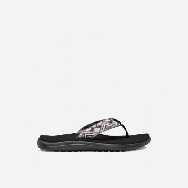 Dark Grey Teva Voya Women\'s Flip Flops | WDCDJRE