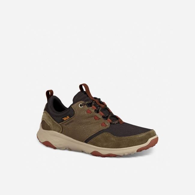 Dark Olive Teva Arrowood Venture WP Men's Sneakers | LSDUQCD