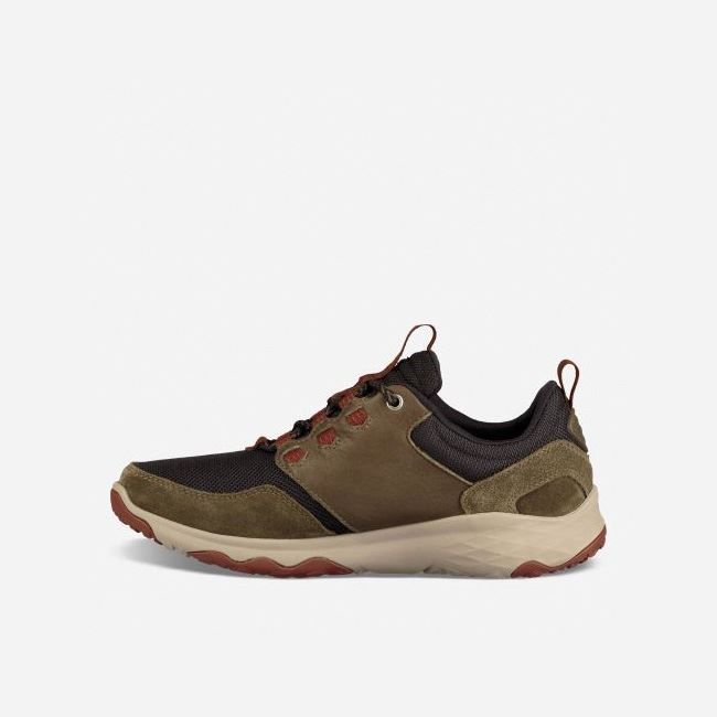 Dark Olive Teva Arrowood Venture WP Men's Sneakers | LSDUQCD