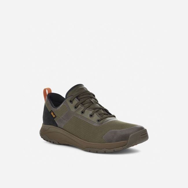 Dark Olive Teva Gateway Low Men's Hiking Boots | CWGPLI2