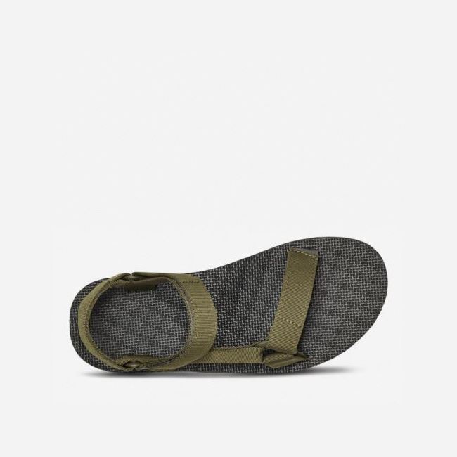 Dark Olive Teva Mid Universal Men's Sandals | L0FC3Y9