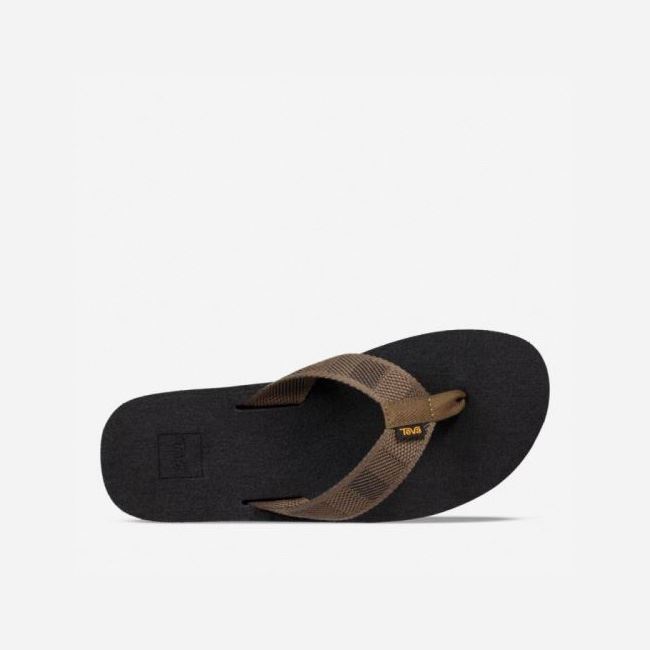 Dark Olive Teva Mush II Men's Sandals | EZPQFQG