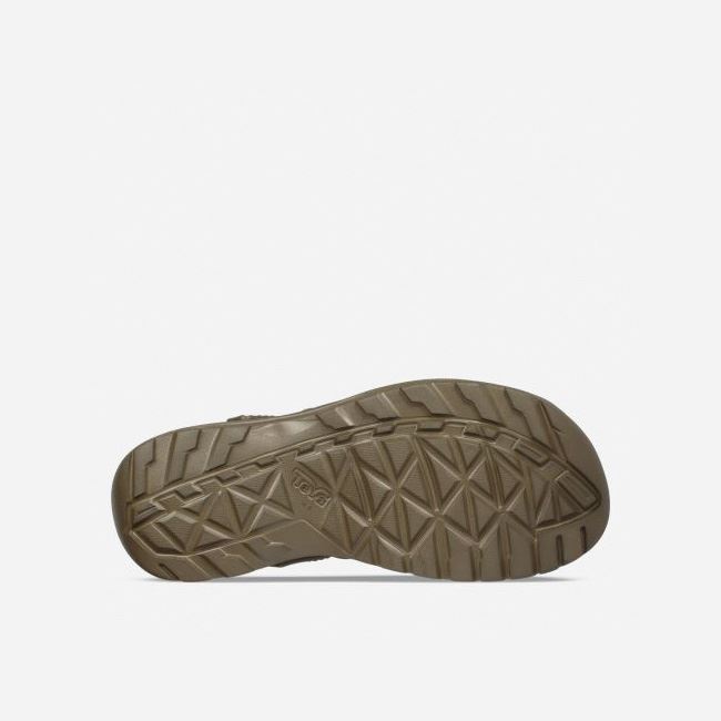 Dark Olive Teva Omnium Drift Men's Slip Ons | 7MI45WN