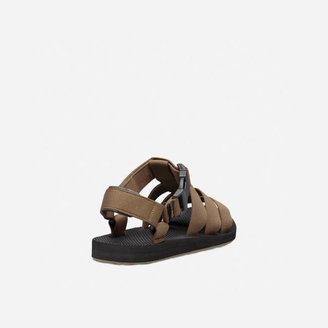 Dark Olive Teva Original Dorado Men's Sandals | RZXZIDG