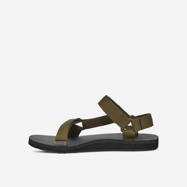 Dark Olive Teva Original Universal Men's Sandals | 2HLCVNM