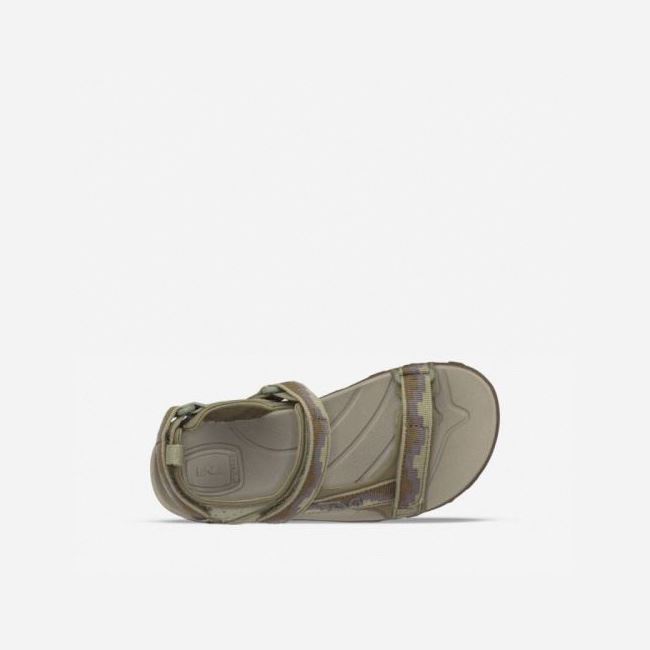 Dark Olive Teva Tanza Kids' Sandals | SJBOWVG