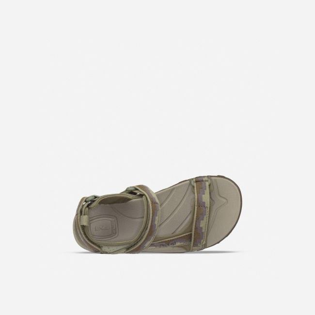 Dark Olive Teva Tanza Kids' Slip Ons | XEJIM0Q