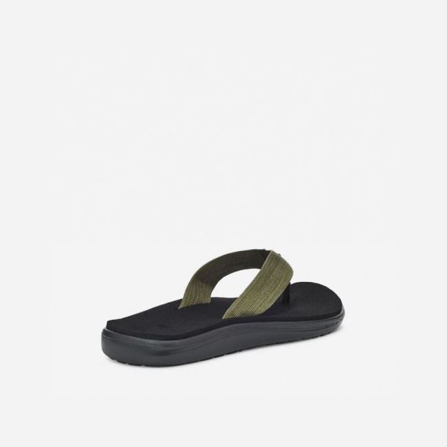 Dark Olive Teva Voya Flip Men's Flip Flops | S1OLUA0