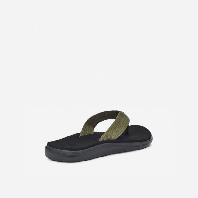 Dark Olive Teva Voya Flip Men's Sandals | KHHOOZP