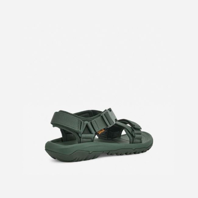 Deep Green Teva Hurricane Verge Men's Sandals | HRPIZOI