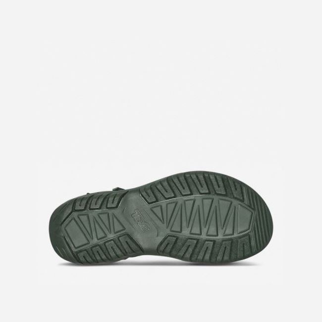 Deep Green Teva Hurricane Verge Men's Sandals | HRPIZOI