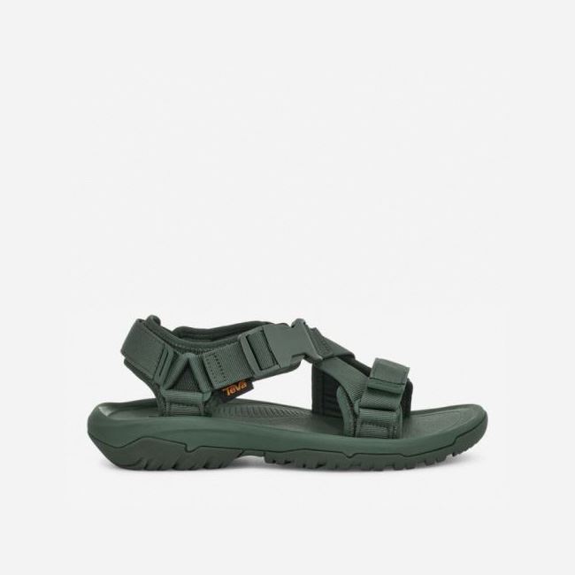 Deep Green Teva Hurricane Verge Men\'s Sandals | HRPIZOI