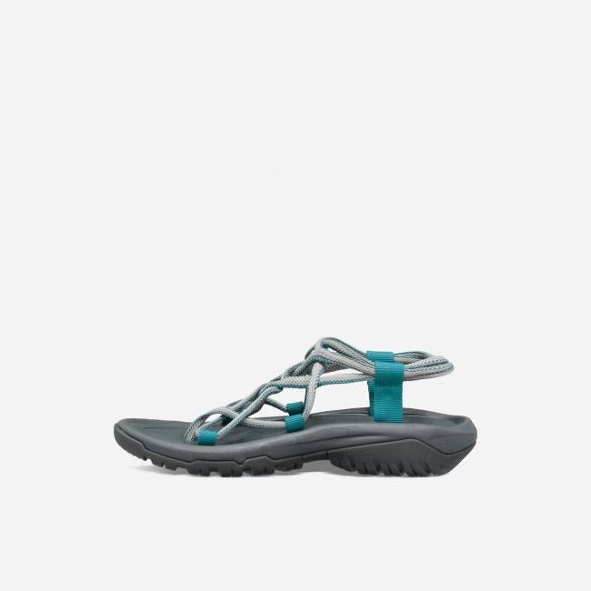 Deep Grey / Turquoise Blue Teva Hurricane XLT Infinity Women's Sandals | N2LKAQ0